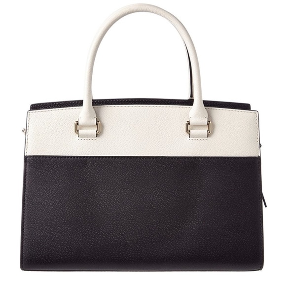 NEW💝Kate Spade New York Grove Street Caley Leather Satchel, Black - Picture 3 of 10